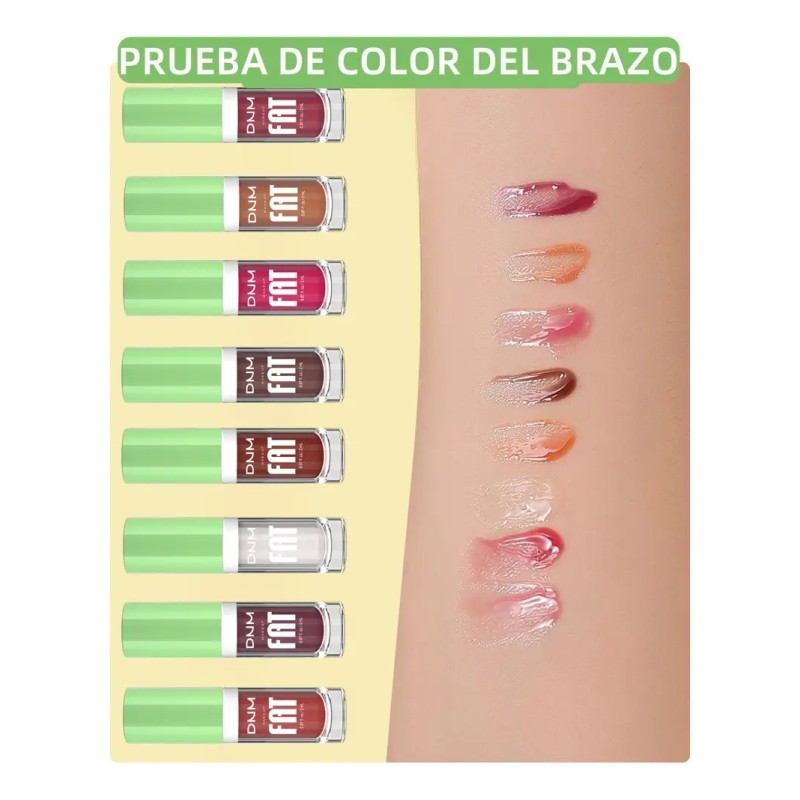 Set De 8 Aceites Para Labios Lip Glow Oil Gloss