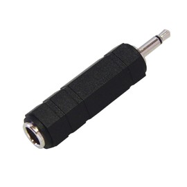 6.3mm Mono Standard Plug (Female) to 3.5mm Mono Mini Plug (Male) Convert Plug PLG-N2