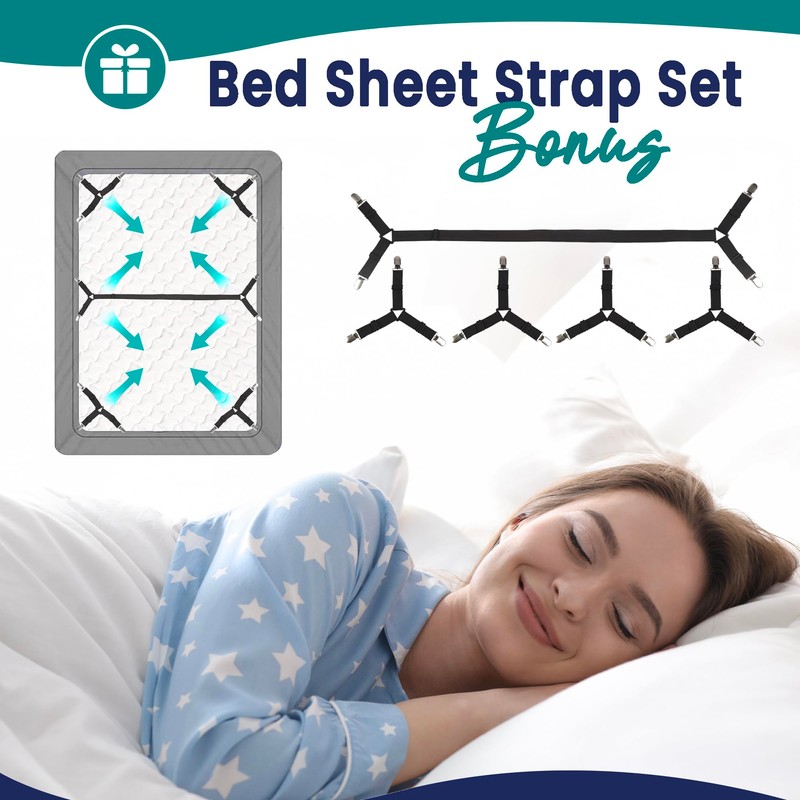 3-in-1 Fitted Sheet Attached Bed Bridge Twin (XL) to King