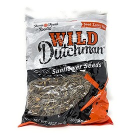 Wild Dutchman Sunflower Seeds, Non GMO, Low Salt Keto Friendly, Original Flavor - 3 Pound Resealable Bag