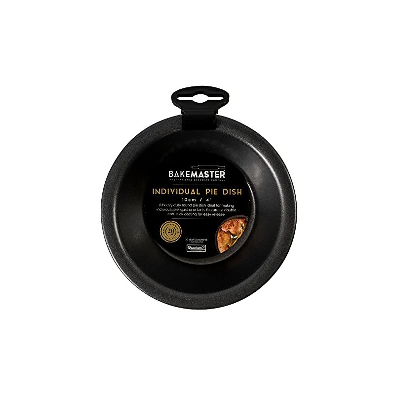 Bakemaster Classic Round Non-Stick Pie Dish, Grey