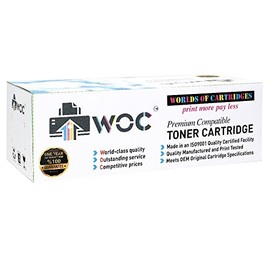 WORLDS OF CARTRIDGES Remanufactured Toner Cartridge Replacement for HP 92274A (74A) (Black) for Use in Laserjet 4