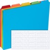 51 Pcs Top Tab File Guides Alphabetic File Dividers Alphabet