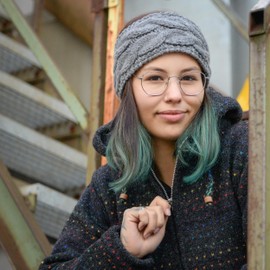 McRon Kathrine 6513 Women's Knitted Headband Dusty Blue