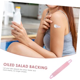 NOLITOY Banda para Aplicar Loción Bronceadora la Espalda Rosa, Aplicador para Bronceado Uniforme, Adecuado para Uso Personal