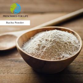 Prescribed For Life Buchu Powder 4:1, Natural Agathosma betulina Leaf Extract, Gluten Free, Vegan, Non GMO (113g)