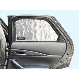 YelloPro Side Window Rear Seat 2nd Row Sunshade (Set of 2) Custom Fit for 2020 2021 2022 2023 2024 Mazda CX-30 SUV, Base, Select, Preferred, Premium, UV Reflector Sun Protection (Made in USA)