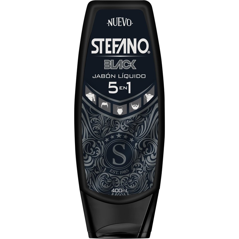 Stefano Jabón Liquido Corporal Black 400 ml