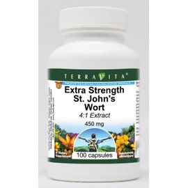 Extra Strength St. John's Wort 4:1 Extract - 450 mg (100 Capsules, ZIN: 512944) - 3 Pack