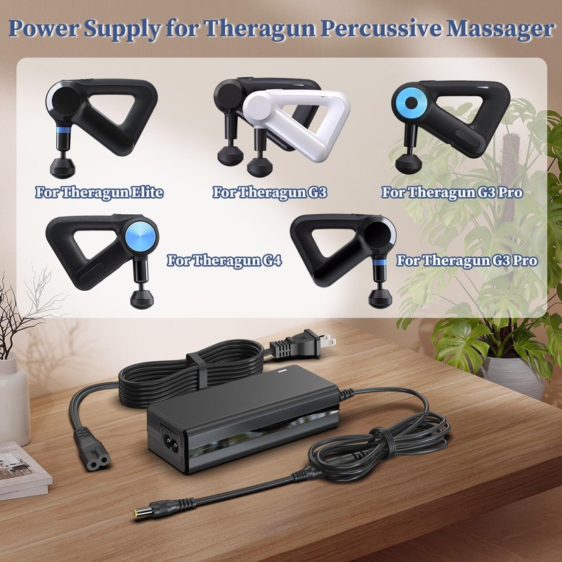 20V Charger for Theragun Elite Massage Gun Power Supply for