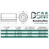 Round Sleeves with Internal Thread, Stainless Steel A2/V2A, Threaded Sleeves,