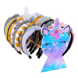 Beinou Headband Stand Hair Bands Holder Unicorn Wooden Headbands Storage Hair Band Display Stand Headband Holder Organiser