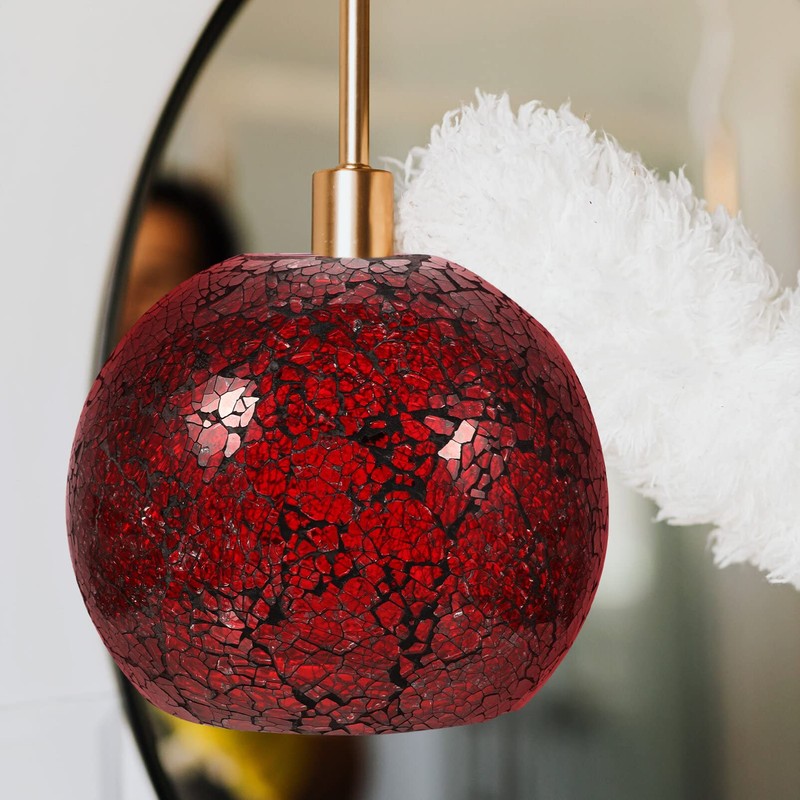 SHERCHPRY Retro Wall Light Shade E26 E27 Vintage Glass Lampshade