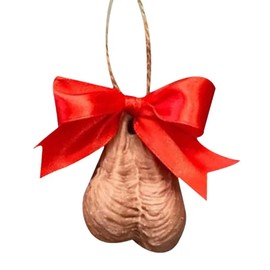 3D Christmas Pendant, Funny Egg Ornaments for Tree - Handmade Hanging Decorations for Friends Family (A, 1pcs)