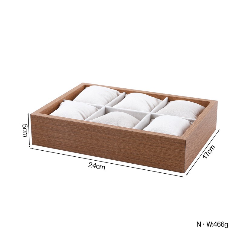 Vellure Jewelry Organizer Drawer – Wooden Velvet Tray for Bracelets
