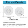 Earring Lifter Backs,AKRUWELRY Rubber Earring Backs for Droopy Ears 6PCS