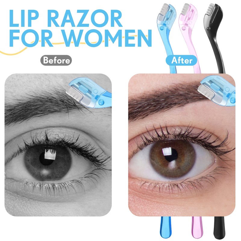 6Pcs Eyebrow Razor Mini Eyebrow Razor Trimmer Female Face Shaver