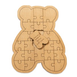 Teddy bear baby shower alternative baby book woodland/boho | baby shower guest book wishes for baby | gender neutral baby shower decor | Baby shower gifts