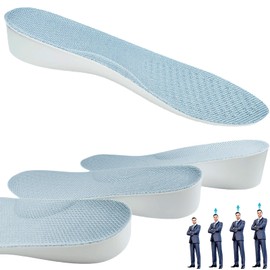 Height Increase Brandone Insoles,Shoe Lifts Men,Even Up Shoe Leveler Women,Height Increasing Shoes,Heel Lifts High Pads for Men Achilles Tendonitis,Height Boosting Shoes (10.28''Lx2''UP) (1 Pair)
