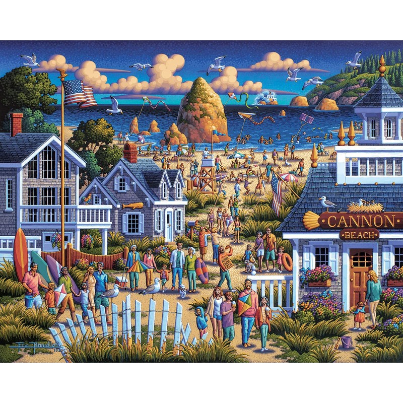 Dowdle Jigsaw Puzzle - Cannon Beach - 1000 Piece