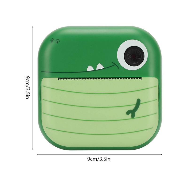 Kids Printer Camera DIY Doodle Thermal Printing Cartoon Dinosaur Appearance