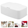 Kichvoe Wipes Dispenser Wipe Holder with Lid, Wet and Dry