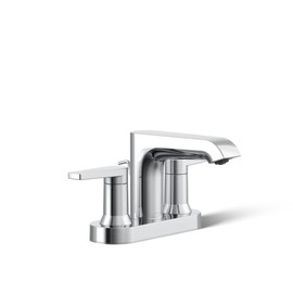KOHLER Bathroom Sink Faucet, Hint Collection, Centerset Faucet, Polished Chrome, K-97094-4-CP