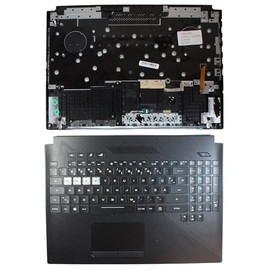 Power4Laptops Deutsch mit Topcase und Touchpad schwarz kompatible Ersatz Tastatur kompatibel mit Asus GL504GM-ES172T