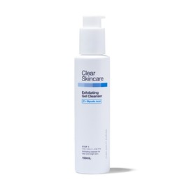 Clear Skincare Exfoliating Gel Cleanser with 8% Glycolic Acid 150ml