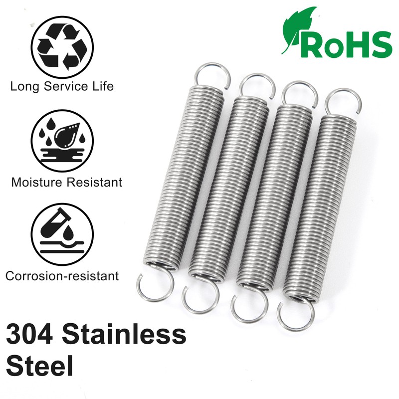 GUNGY Tension Springs with Hooks Stainless Steel Tension Spring 40