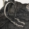 Herbeluemily HM-0047-R05-4L Rhinestone Headband, Pierced Tassel, Gorgeous Bijou, 4 Rows