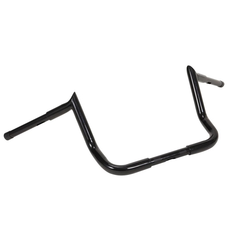 motor_parts2024 12" Hanger Bars Handlebars Black For Harley Touring Street