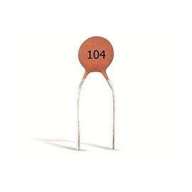 Ceramic Capacitor Disc Capacitor 104 100nF (Nano-Farad) 50V Pack of 10