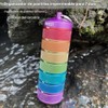 Weekly Metal Pill Organizer, Waterproof 7-Day Pill Container for Outdoor