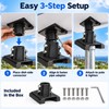 Starlink Gen 3 Mounting Adapter for Standard Dish – Black