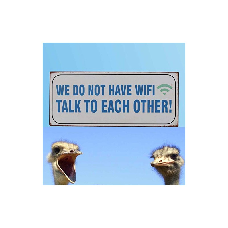 440s.de LaFinesse - We do not have WiFi Metal Sign