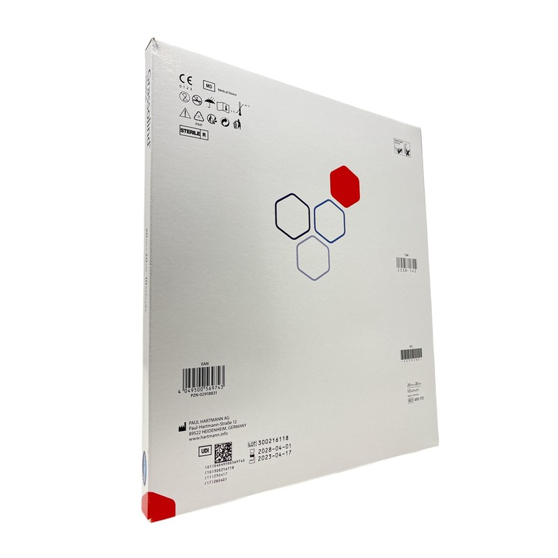 Grasssolind ointment dressings 20 x 20 cm sterile pack of