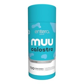 Entera | MUU Calostro Bovino 200 g en Polvo | Calostro 20% IgG | Origen Bovino | 100 Porciones