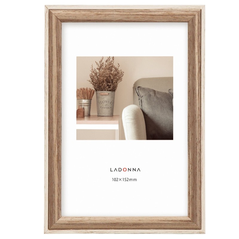 LADONNA フォトフレーム AVANTI DF85-P-IV 木製 ポストカード 080908 アイボリー