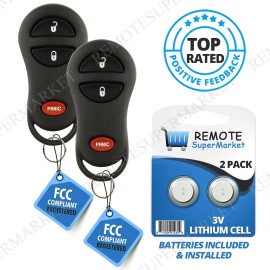 RemoteSuperMarket 2 For 1999 2000 Dodge Dakota Durango Ram 1500 2500 3500 Keyless Remote Key Fob