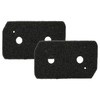 vhbw 2 x Foam Filters Compatible with Bosch WTH85200AU/04, WTH85200BY/01,