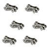Runseaway 6 Pairs Single Speed Removable Quick Split Chain Link,