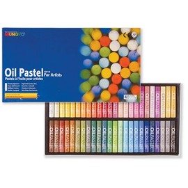Mungyo Oil Pastels in Assorted Colours - 11 x 70 mm (Pack of 48)