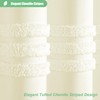 Dynamene Extra Wide Shower Curtain - 108x72 Inches Width Tufted