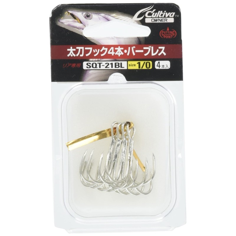 OWNER(オーナー) クアトロフック 太刀フック 4本 SQT21BL 1/0号 11622