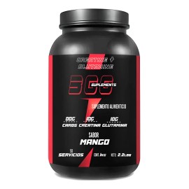 Creatina + Glutamina 300 Suplements 1kg 50 Servicios Mango
