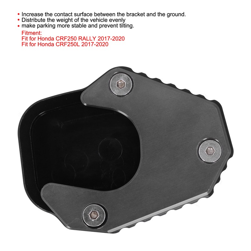 Kickstand Extension Pad Anti Slip Side Stand Support Fit for