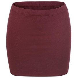 RED by EMP Ladies Black and Red Short Skirt Twin Pack, black / bordeaux