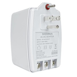 VIIVRIA 24-Volt AC 40VA Plug-in Doorbell Transformer, Compatible with Ring Wired Video Doorbell, Nest, Ecobee, Sensi, and Honeywell Thermostats, Power Supply for Multiple Smart Doorbells