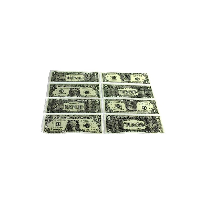 CUCUBA 10 Napkins Double Veiled Party Birthday Theme Banknote 1